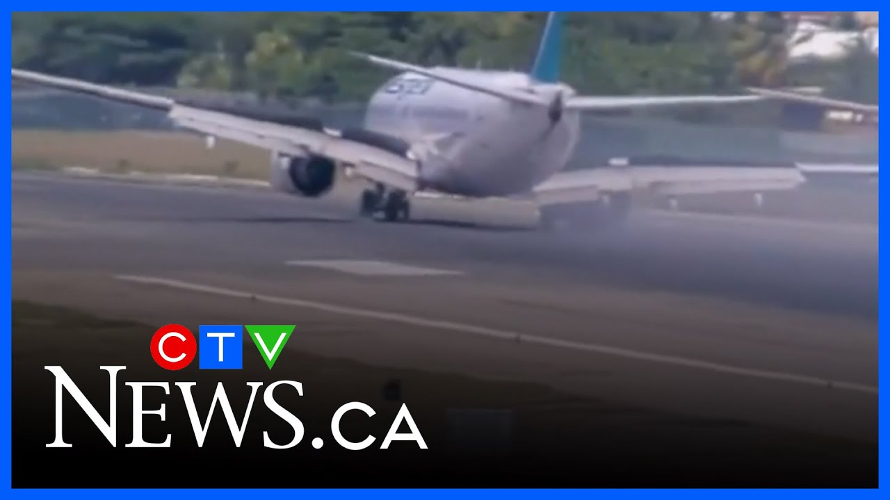 WestJet flight from Toronto to St. Maarten makes hard landing
