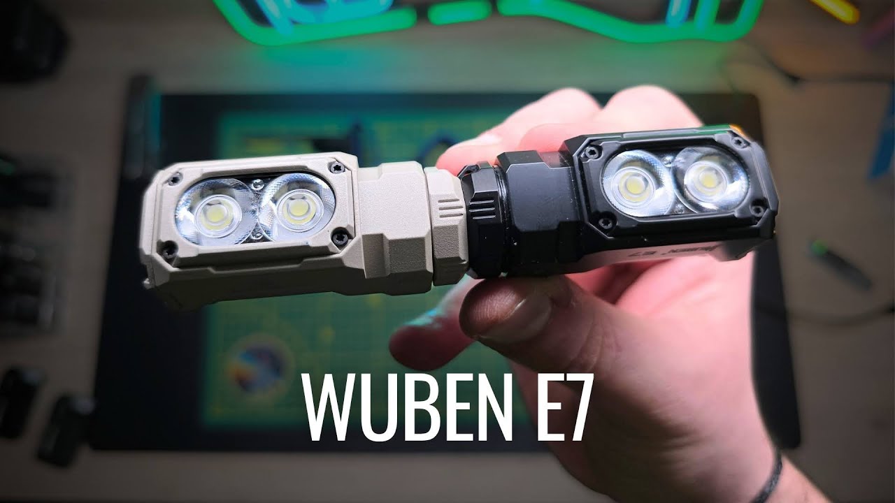 Wuben E7 - linterna angular de 1800 lúmenes que sirve para TODO