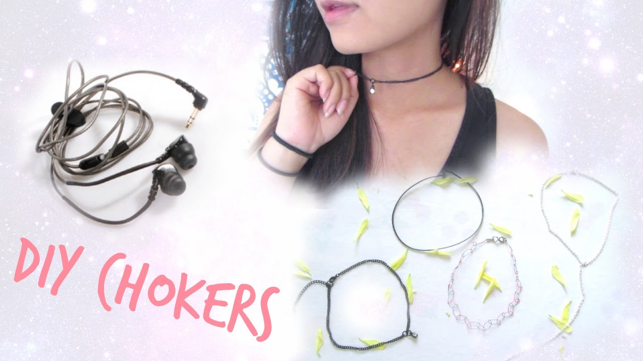 ♡ DIY: Broken Headphones ➙Trending Chokers ♡