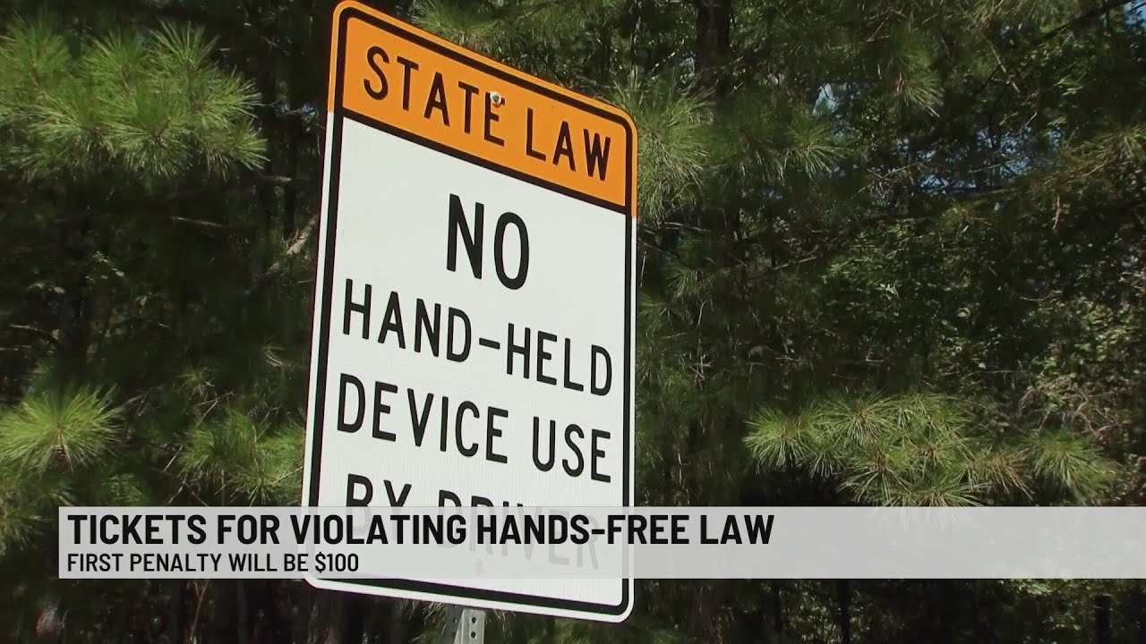 Tickets to be issued for violating Hands-Free Law