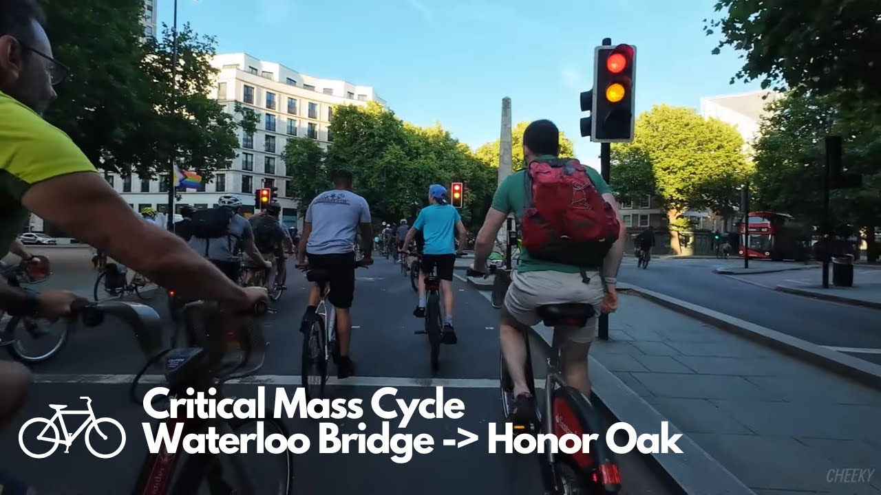 Critical Mass Cycle (Waterloo Bridge - Honor Oak)