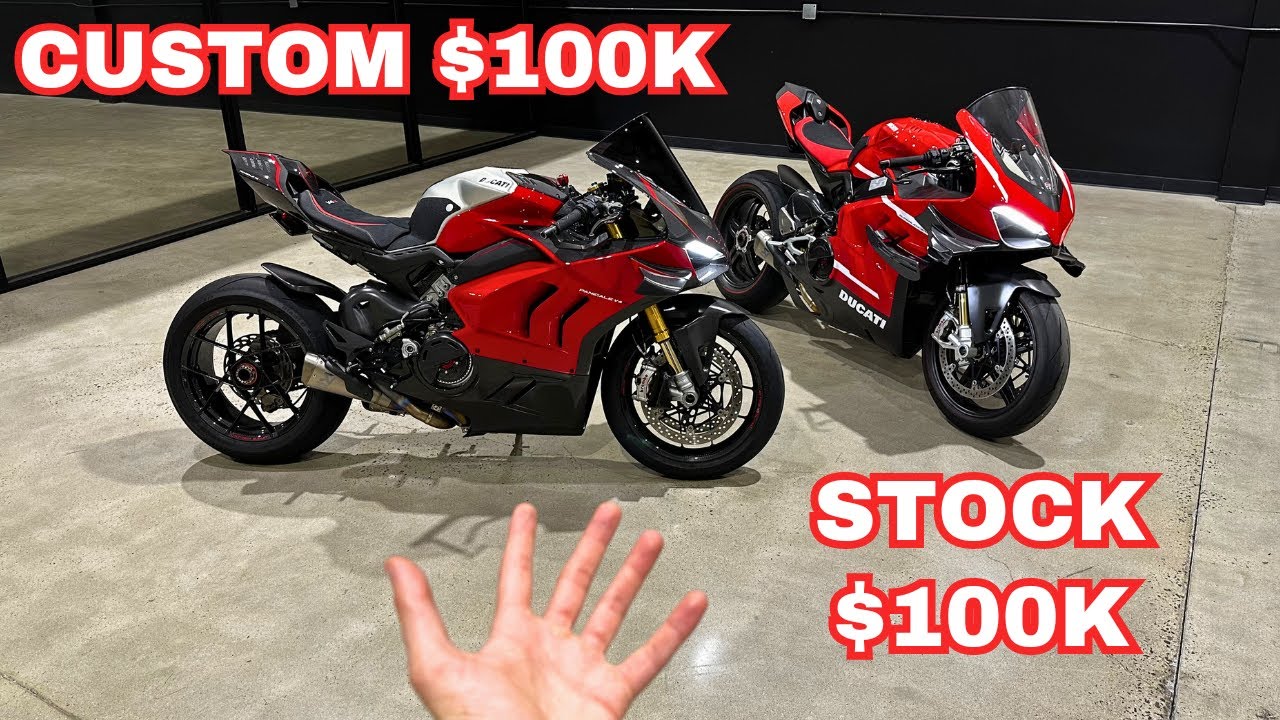 V4 Superleggera против построенного Panigale V4R