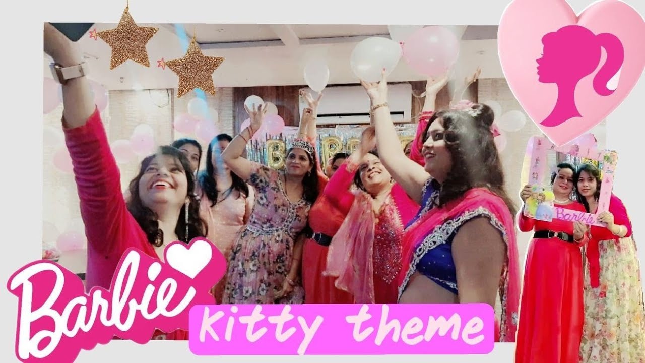 Barbie kitty theme #kittyparty #kittypartygames