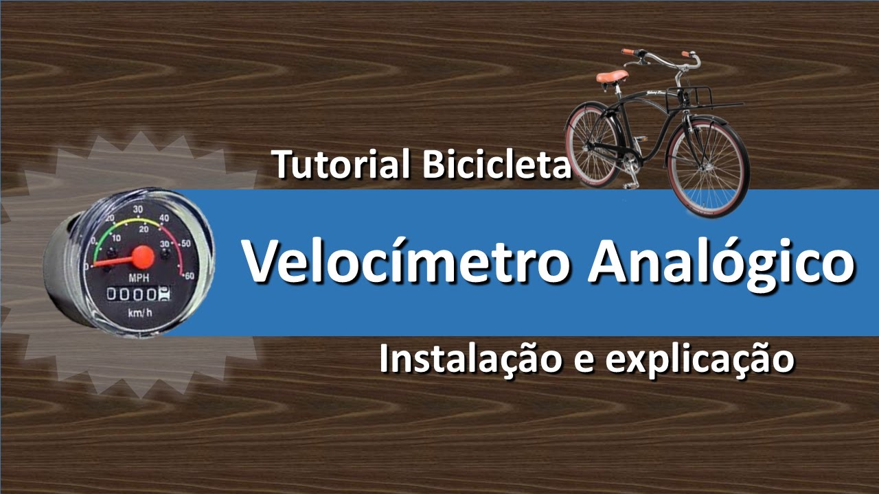 Instalar velocímetro analógico na bicicleta
