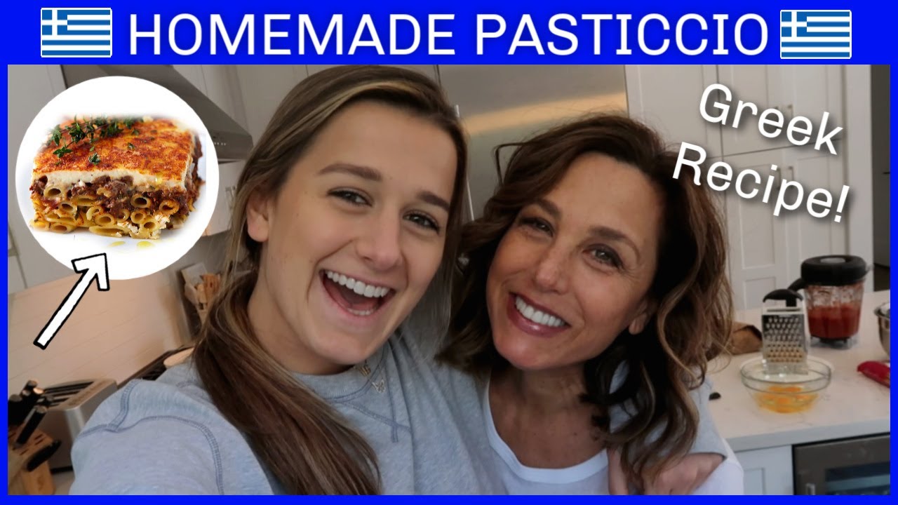 Cooking With My Mom! | Greek Pasticcio Recipe