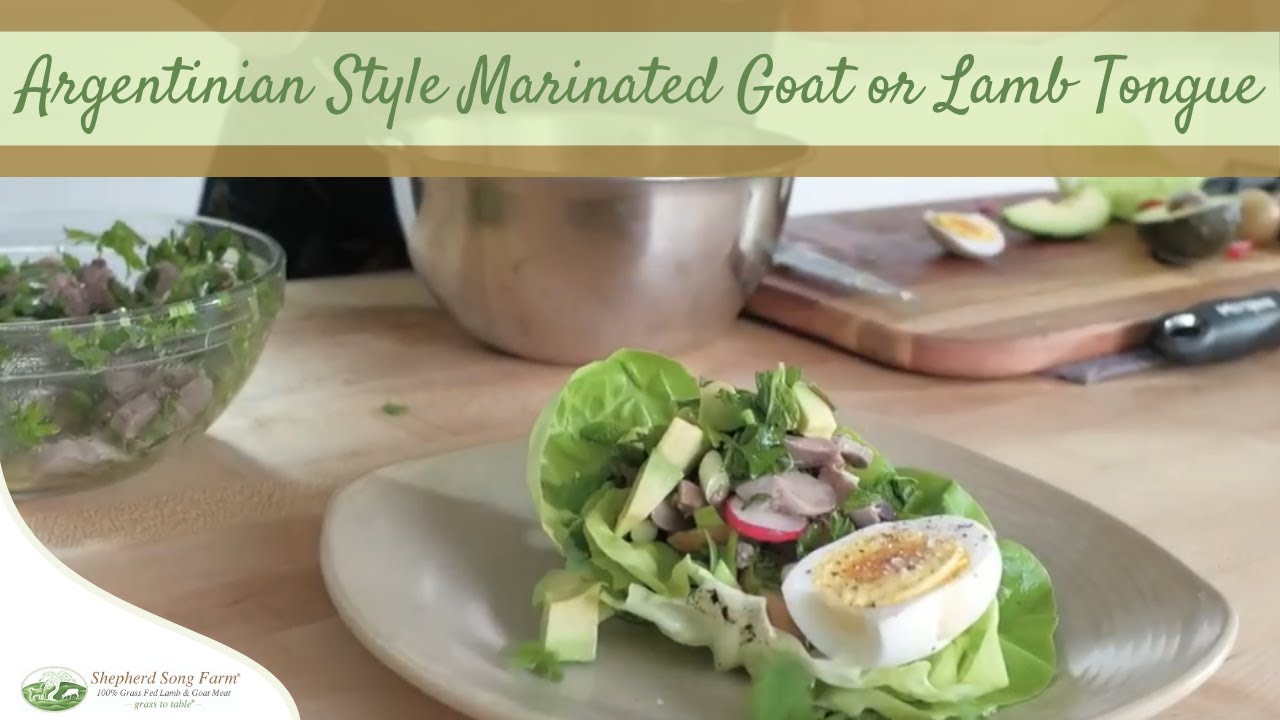 Argentinian Style Marinated Goat or Lamb Tongue | Recipe