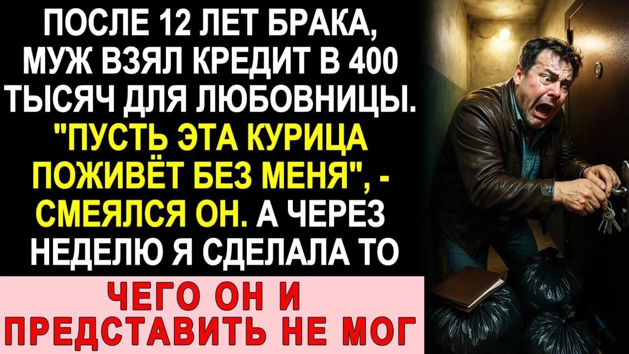 Муж Взял 400 Тысяч В Кредит Для Любовницы  Пусть Эта Курица Поживёт Без Меня  — Я Сделала Это