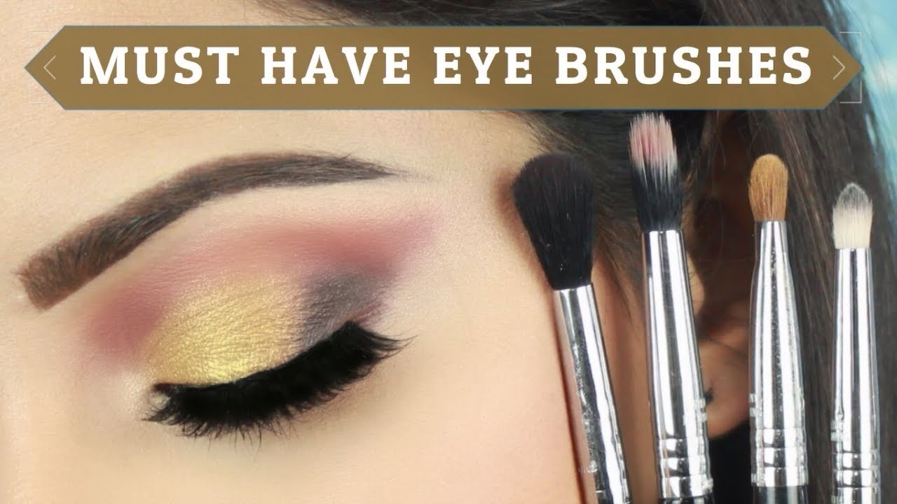 (मेकप ब्रश फ़ोर आईस) Must Have Brushes for Professional Blended Eye Makeup | Deepti ghai sharma