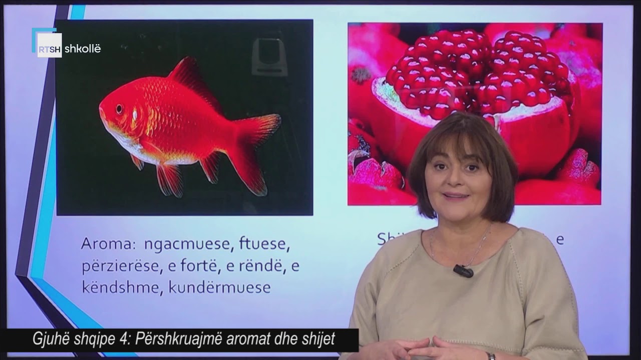 Gjuhë shqipe 4 - Përshkruajmë aromat dhe shijet
