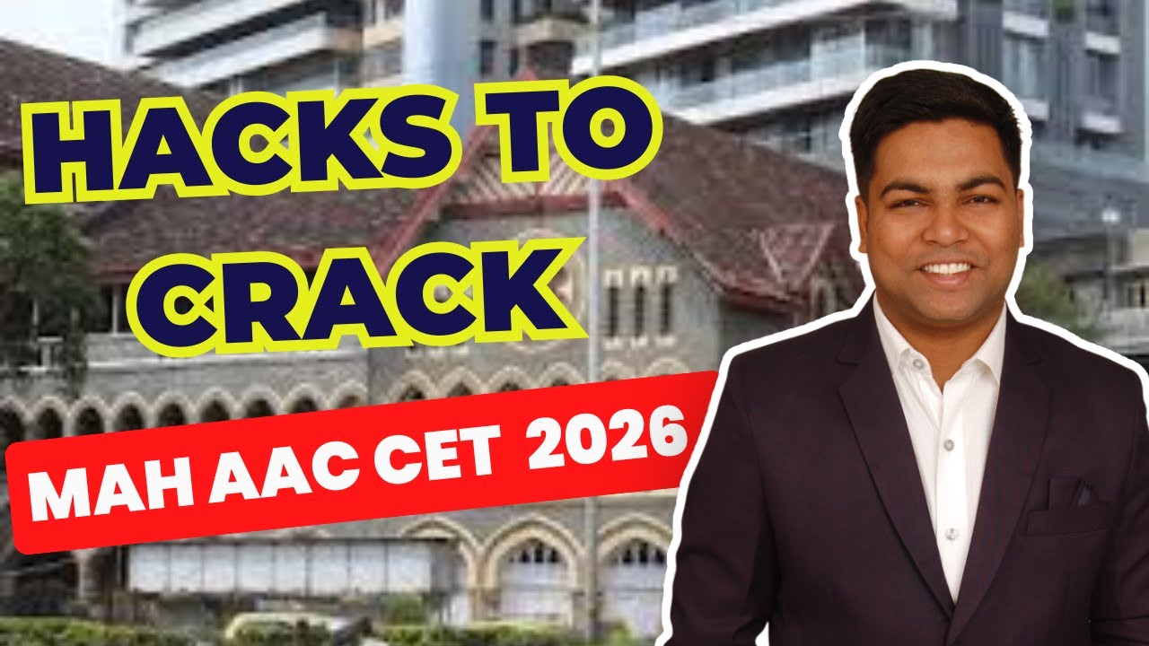 HACKS TO CRACK MAH AAC CET 2026.