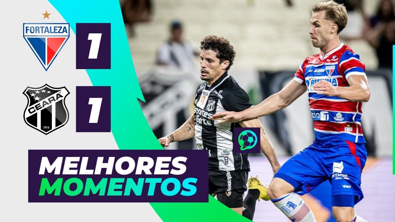 MELHORES MOMENTOS | FORTALEZA 1x1 CEARÁ | Tudo igual no primeiro jogo da final