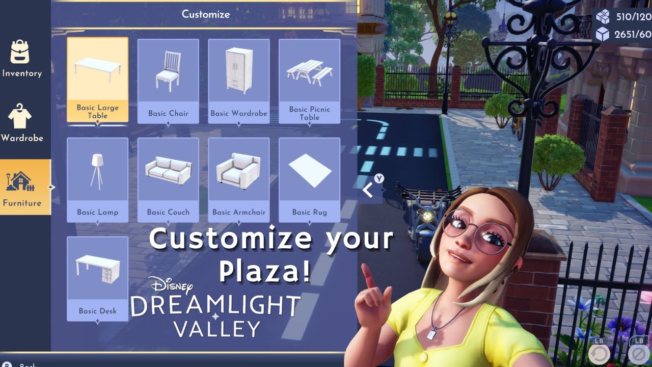 Customize your Plaza in Disney Dreamlight Valley!