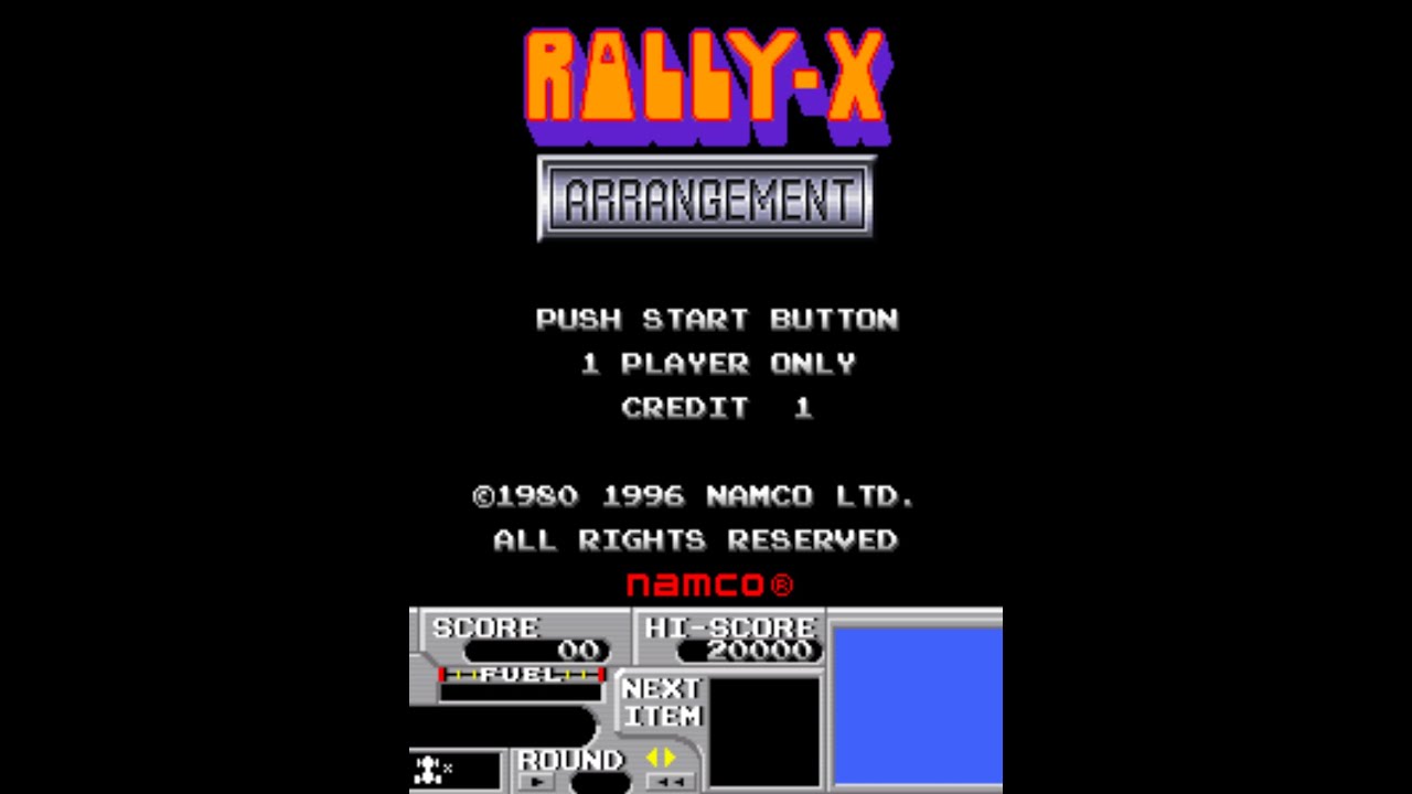 Rally-X Arrangement Review for the Arcade by John Gage