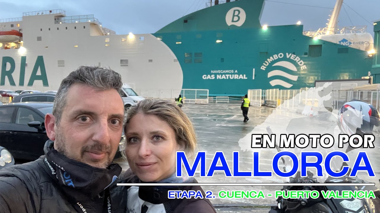 2022 Viaje en moto por Mallorca. Etapa 2: Cuenca - Puerto de Valencia