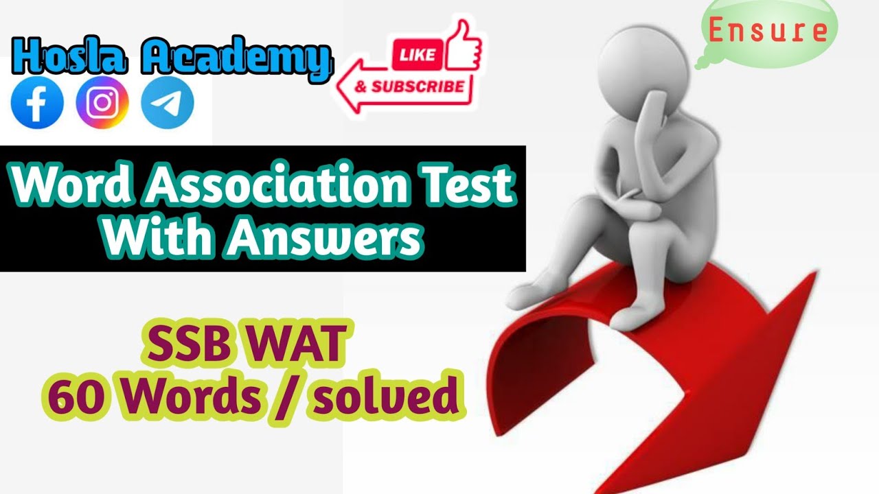 WAT PRACTICE FOR SSB WORD ASSOCIATION TEST SSB PRACTICE SSB WAT TEST SSB INTERVIEW