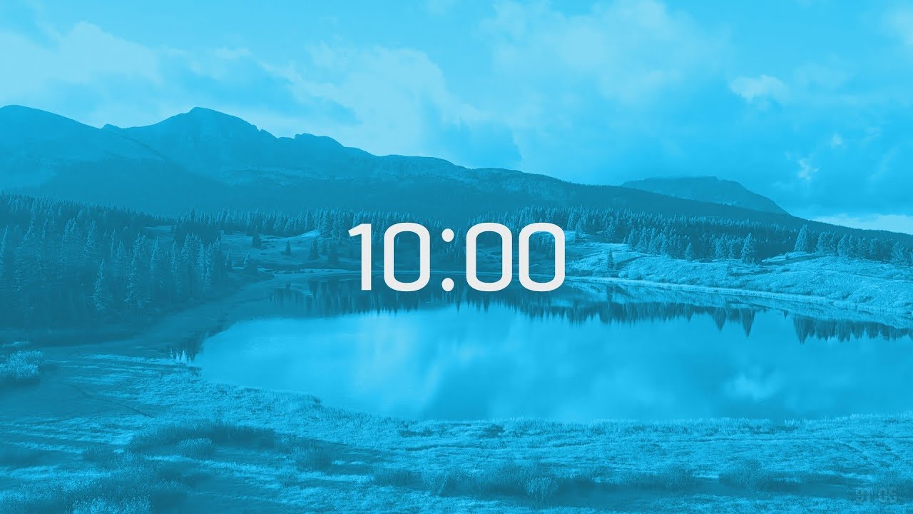 10 Min Countdown -  Mixer Blue