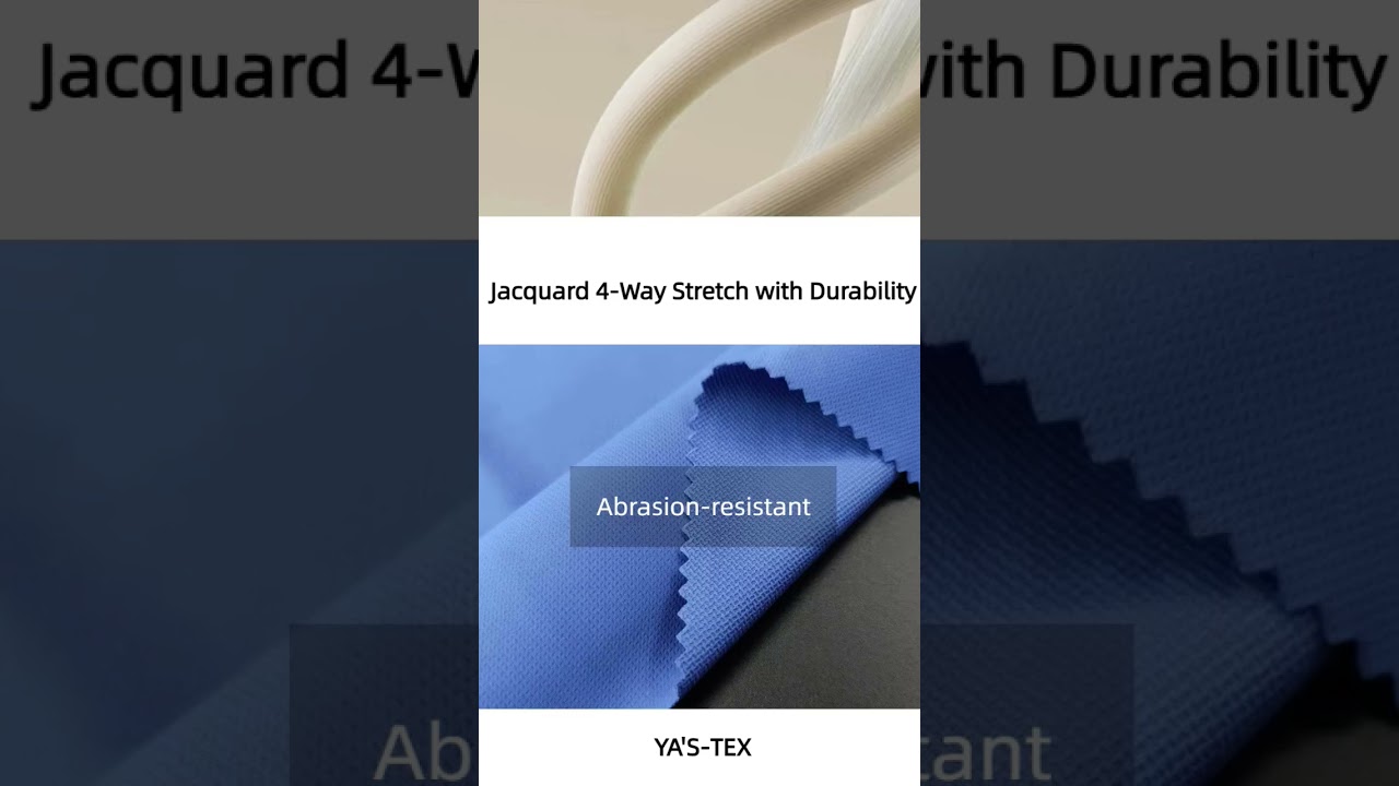 4-way Stretch Jacquard Woven Fabric#4-way stretch jacquard fabric#stretch jacquard
