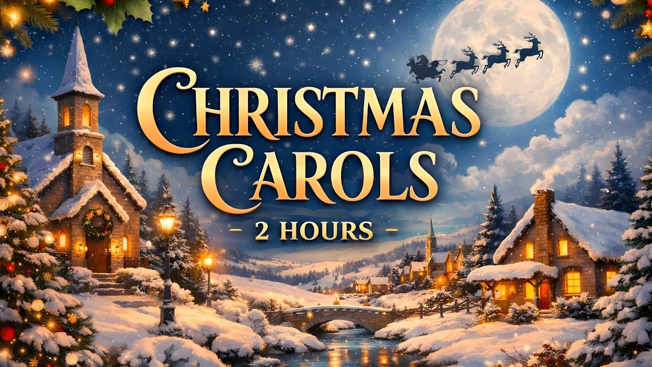 Christmas Carols | 2 Hours of Peaceful Traditional Hymns