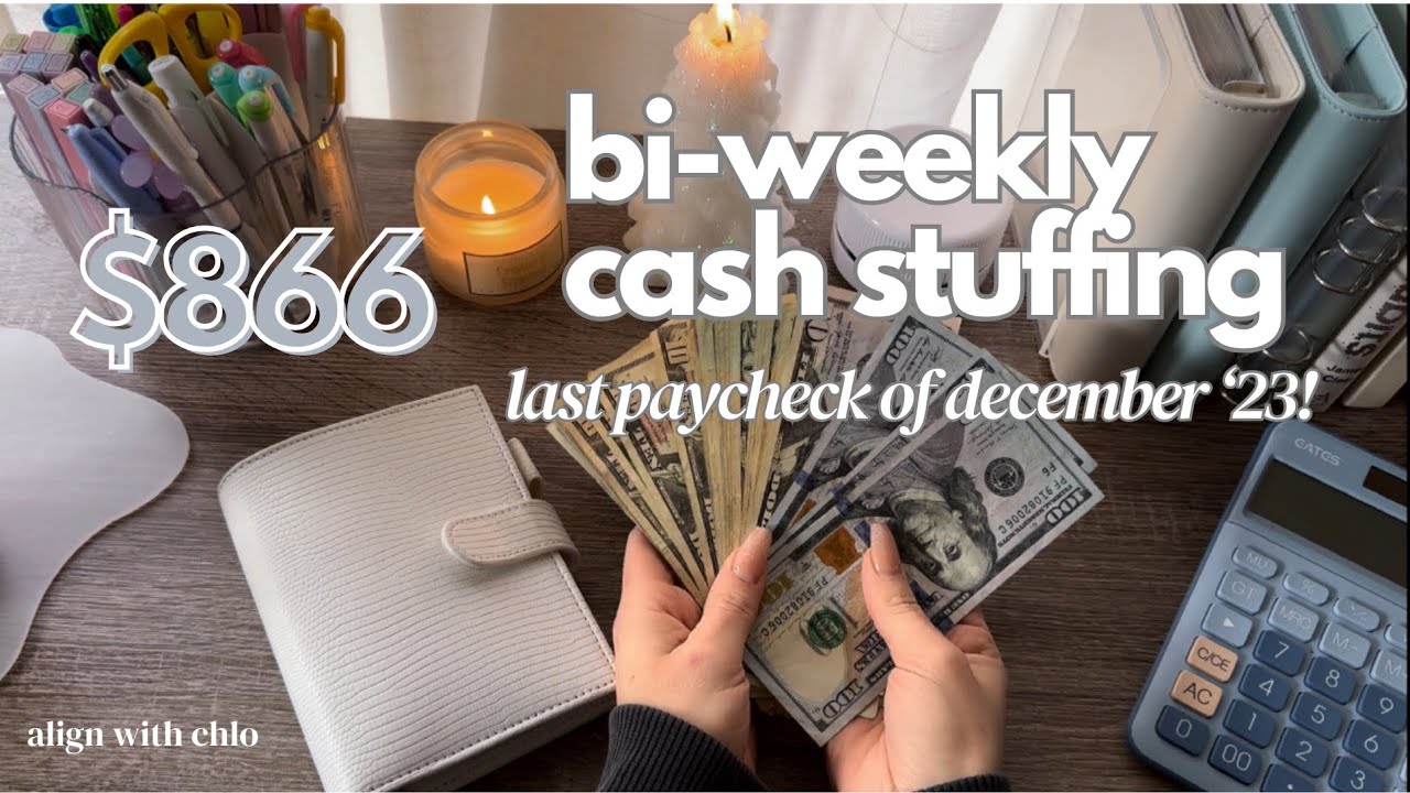 LAST CASH STUFFING OF 2023 ♡ $866 ♡ Low Income Budget