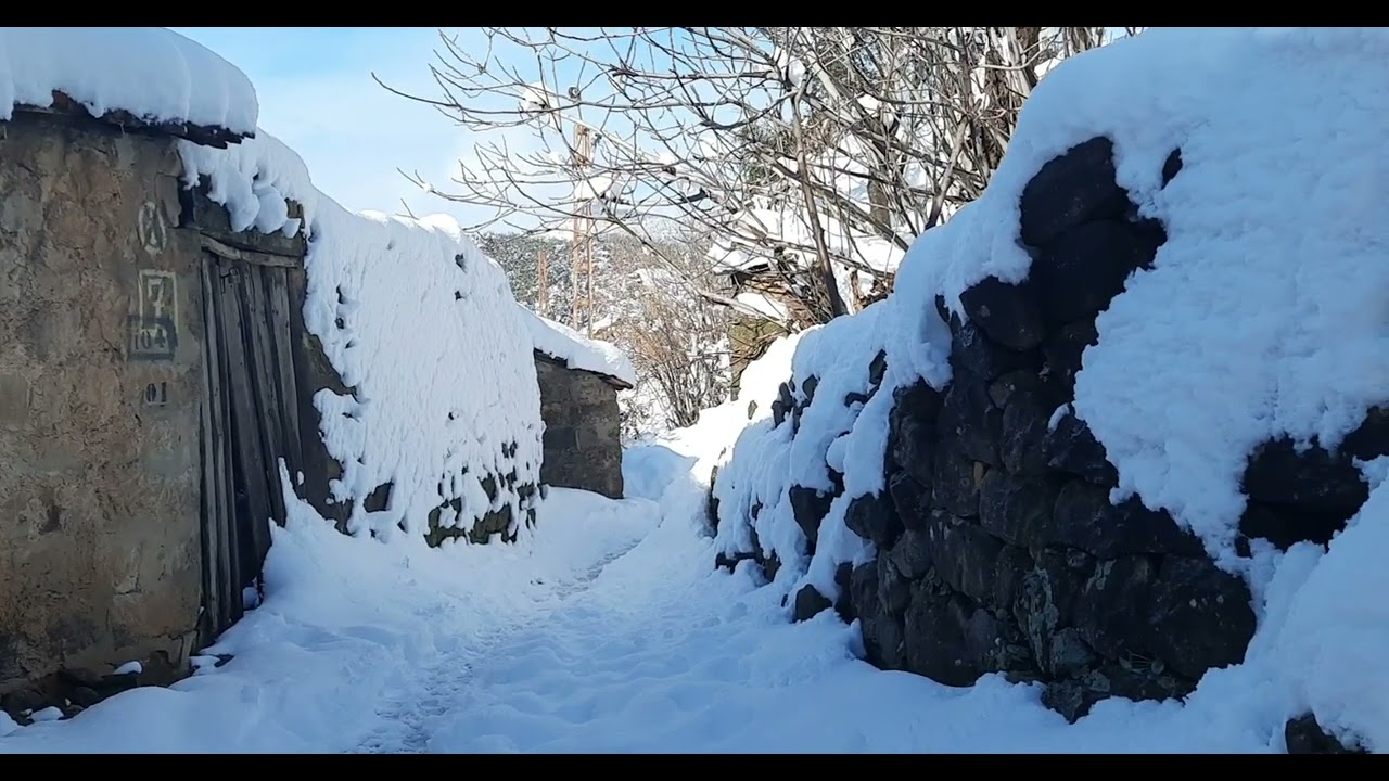 Mehaga sous la neige