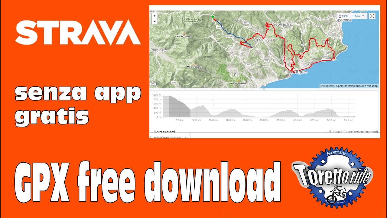 Download file GPX senza avere Strava Premium