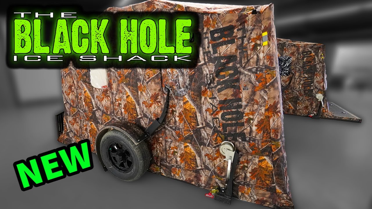 NEW Black Hole Ice Shacks - Ice Fishing Houses & Location
