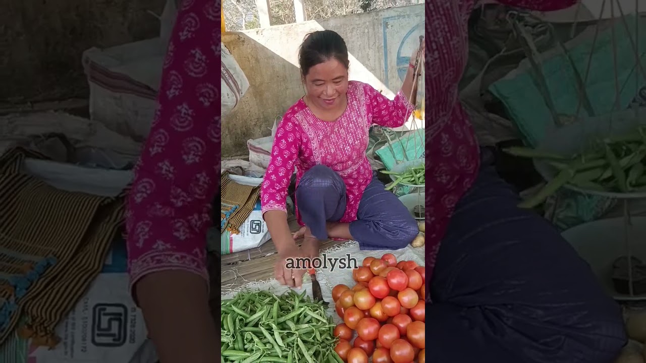 Street market in Kaziranga.