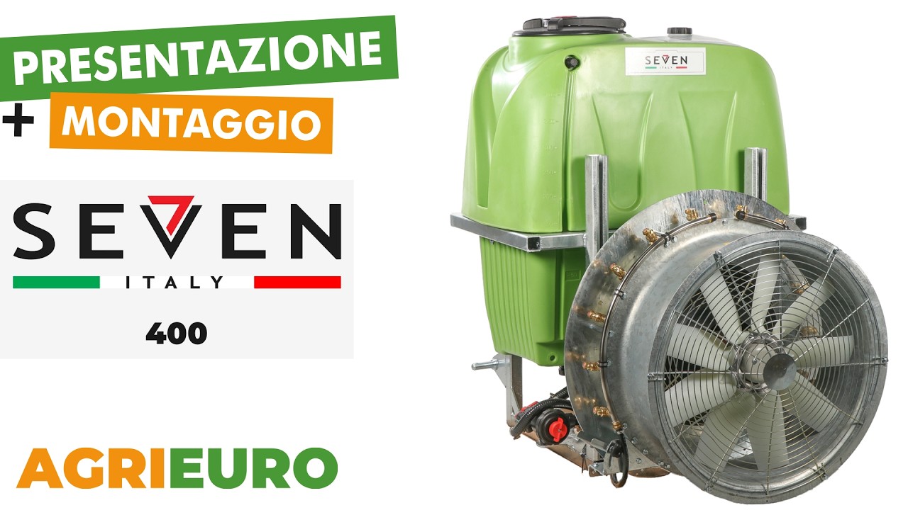 Seven Italy 400 - Atomizzatore portato con attacco a trattore - Presentazione e Montaggio