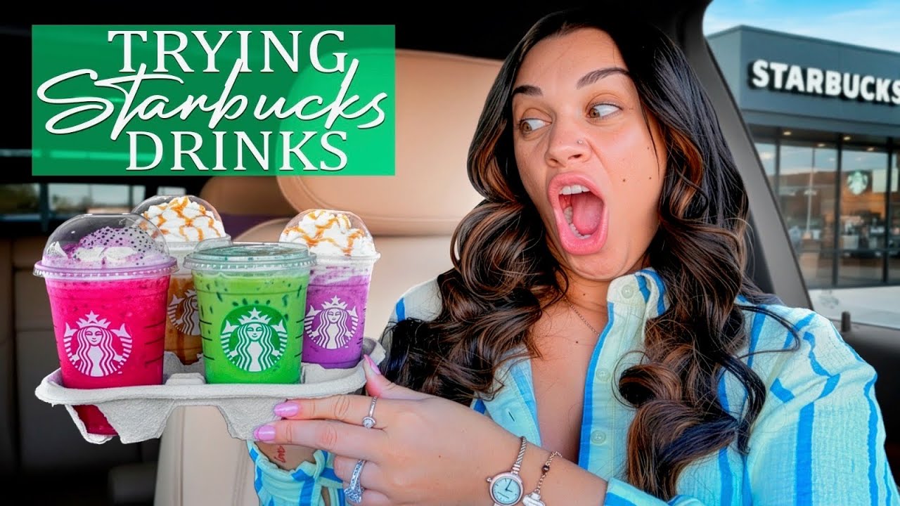 Пробую новые блюда из меню Starbucks!!