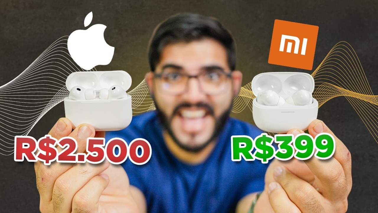 Estou IMPRESSIONADO com a QUALIDADE desse FONE DA XIAOMI - Redmi BUDS 8 PRO