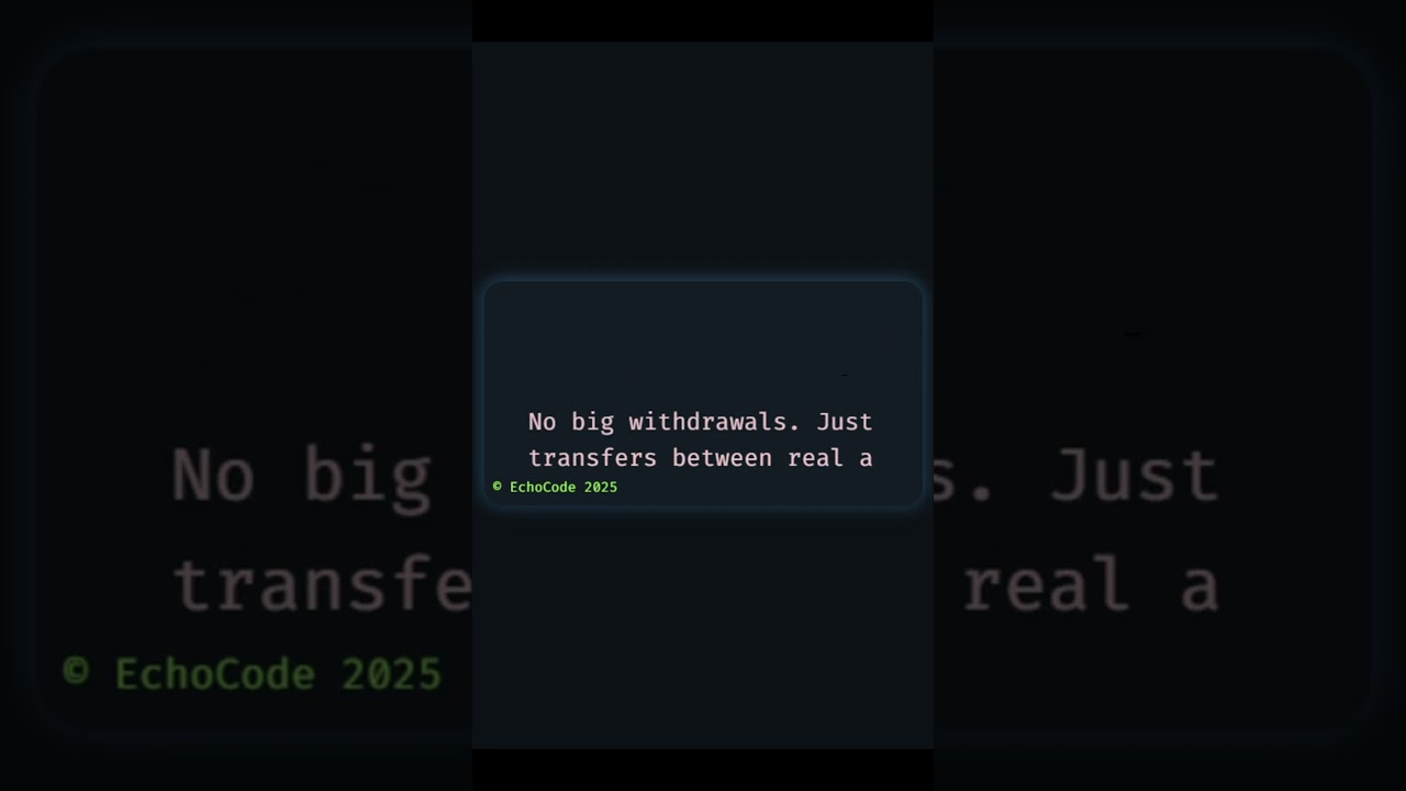 How Hackers Swap Money Without You Noticing 💸 (Real Method)