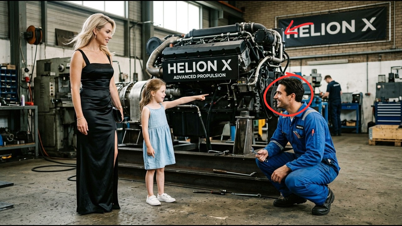 WHO DESIGNED THIS ENGINE”—Millionaire CEO Asked, Then Froze When the Girl Pointed at Her Single Dad