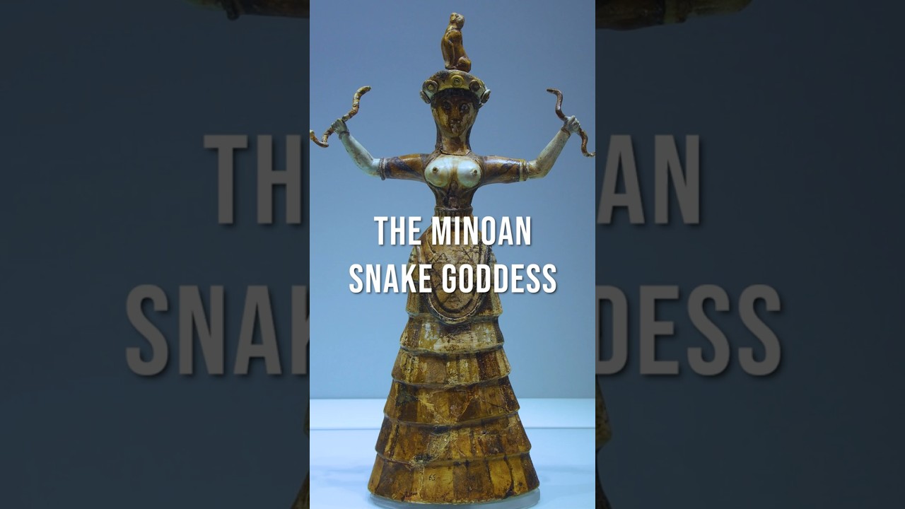 Minoan Snake Goddess Figurines #history #archaeology  #prehistory