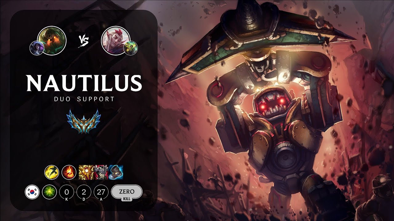 Nautilus Support vs Rakan - KR Challenger Patch 14.6