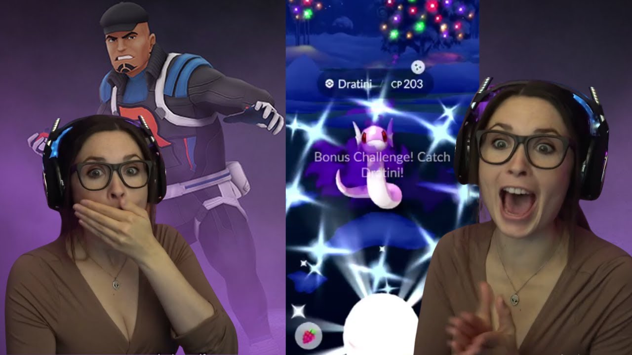 100 Shadow Dratinis: Shiny Hunt! Team GO Rocket Event Vlog