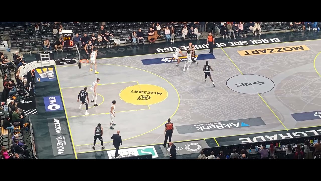 Partizan - Budućnost: Poslednji minut utakmice i sigurna pobeda Partizana, 98-82!