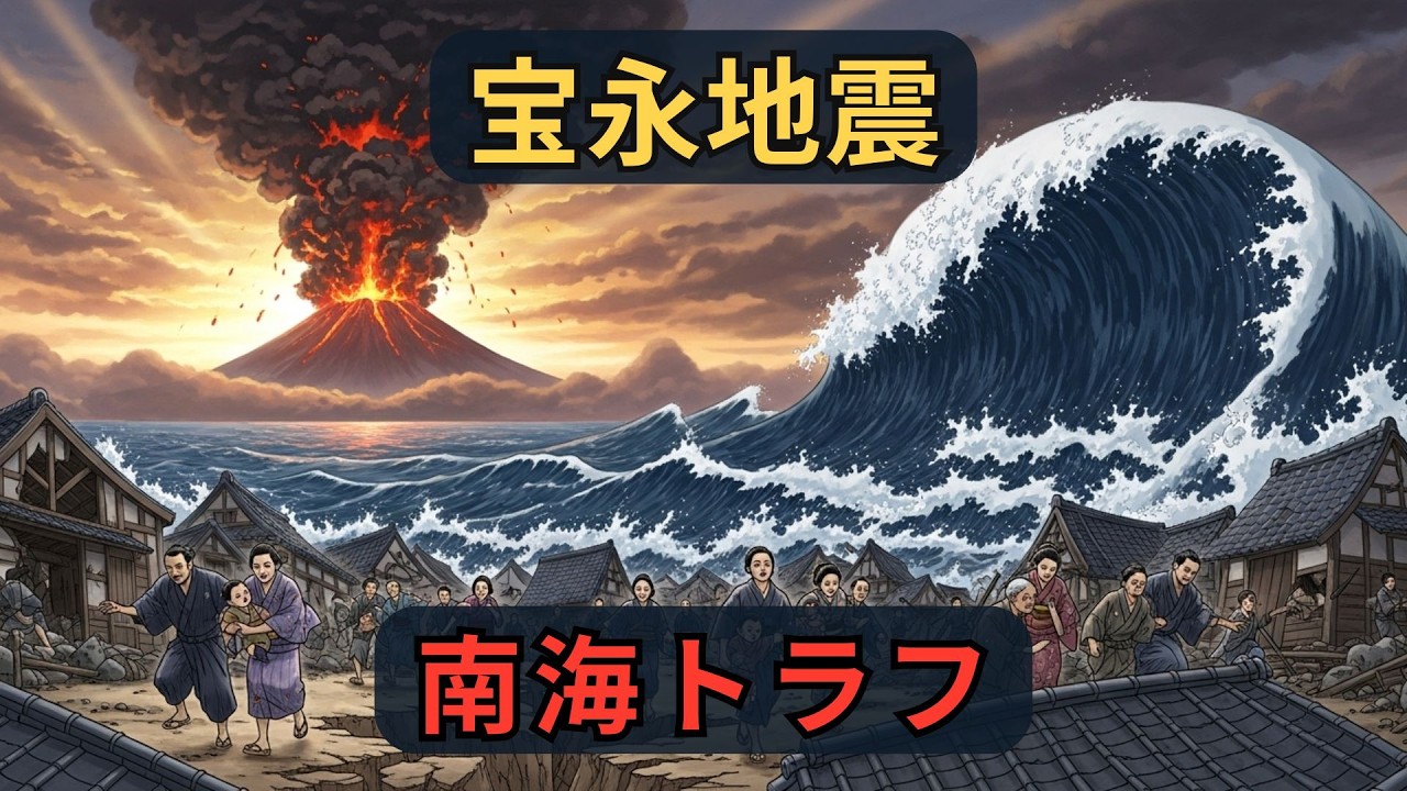 宝永地震｜史上最大級の南海トラフ地震と富士山噴火｜ざっくり解説