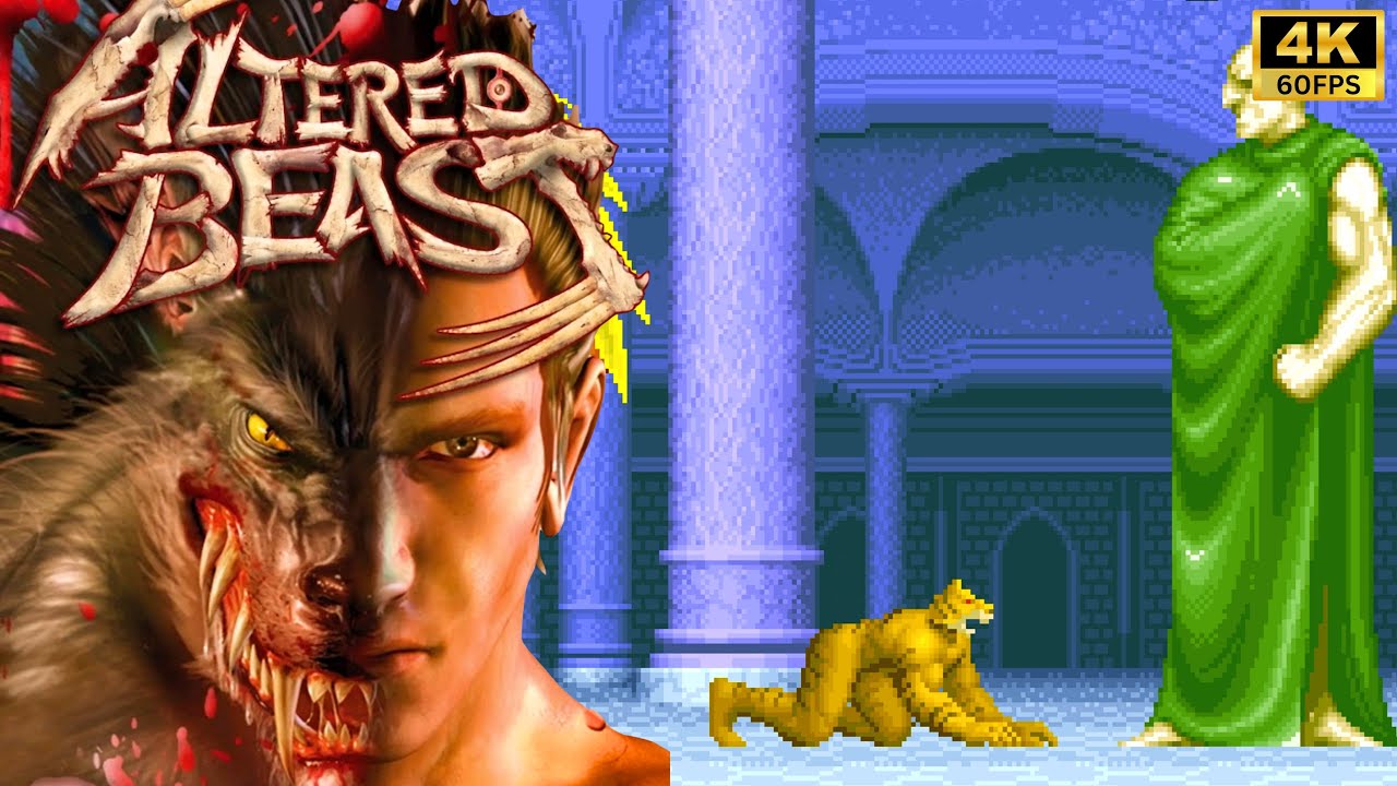 Altered Beast ▰ Longplay (Arcade 1988) ▰ 4K 60FPS