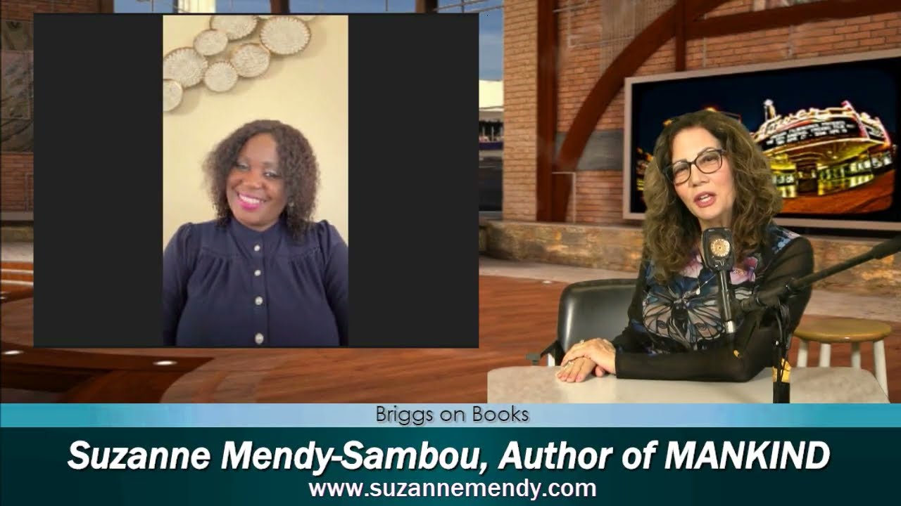 Author Suzanne Mendy-Sambou featured on the talk show Briggs on Books