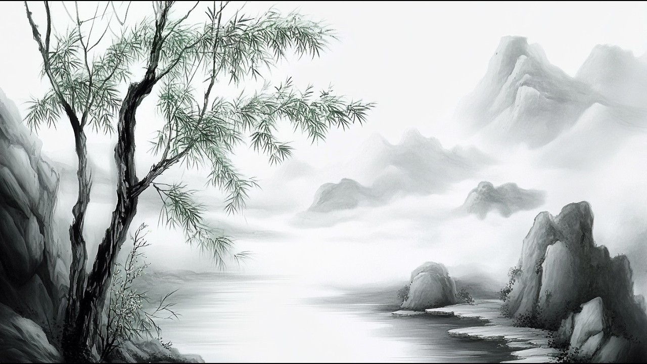 願這水墨山色能入你的夢!箏簫禪韻‧古風‧輕音樂🍃療癒 冥想 靜心 陪伴 養生 助眠 #MeditationMusic #ChineseZither #Relaxing#chineselofi