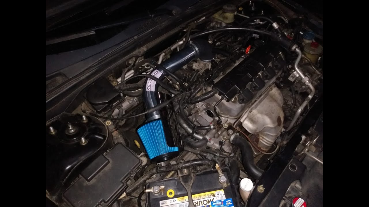 Honda Civic EX 1.7 2004 - Instalação Intake Esportivo Race Chrome RC360