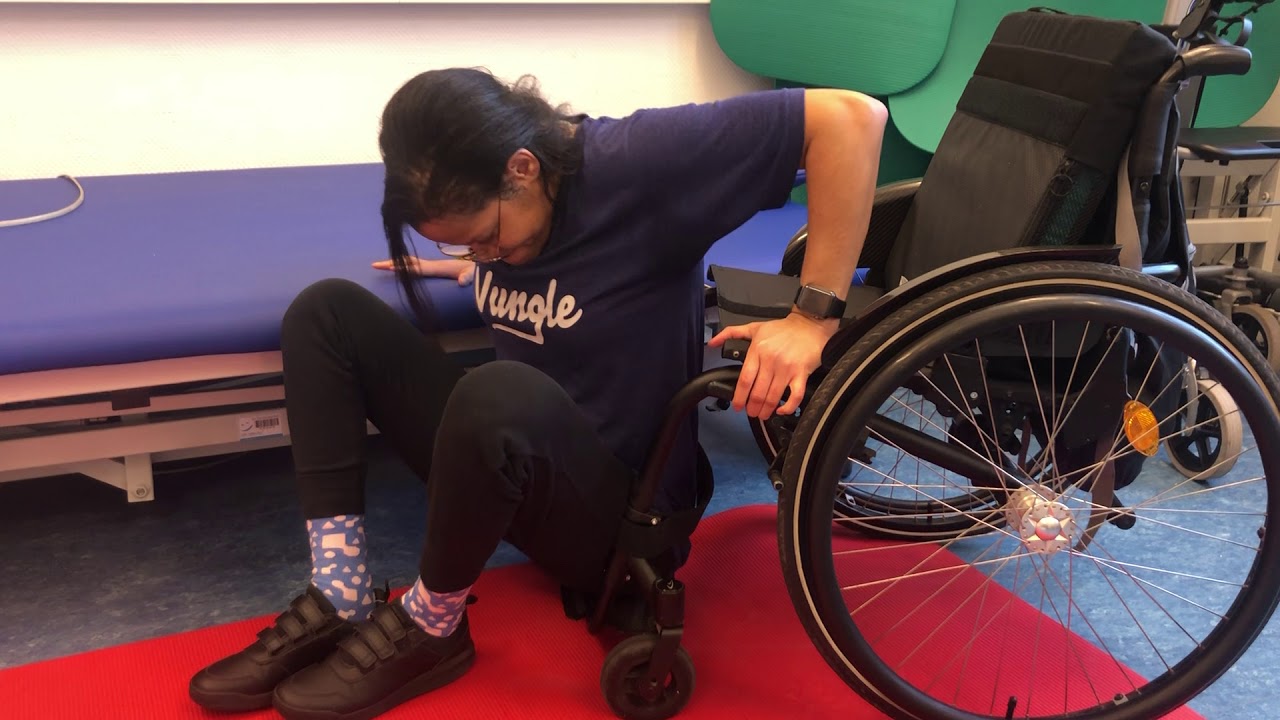 ♿️ Alternative Floor to Wheelchair transfer
