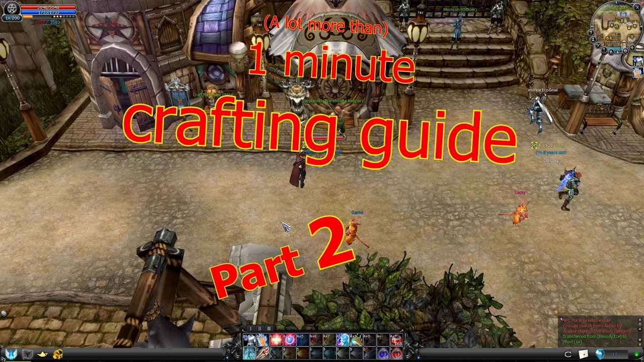1 minute crafting guides - Part 2: Request system (Basic Crafting)