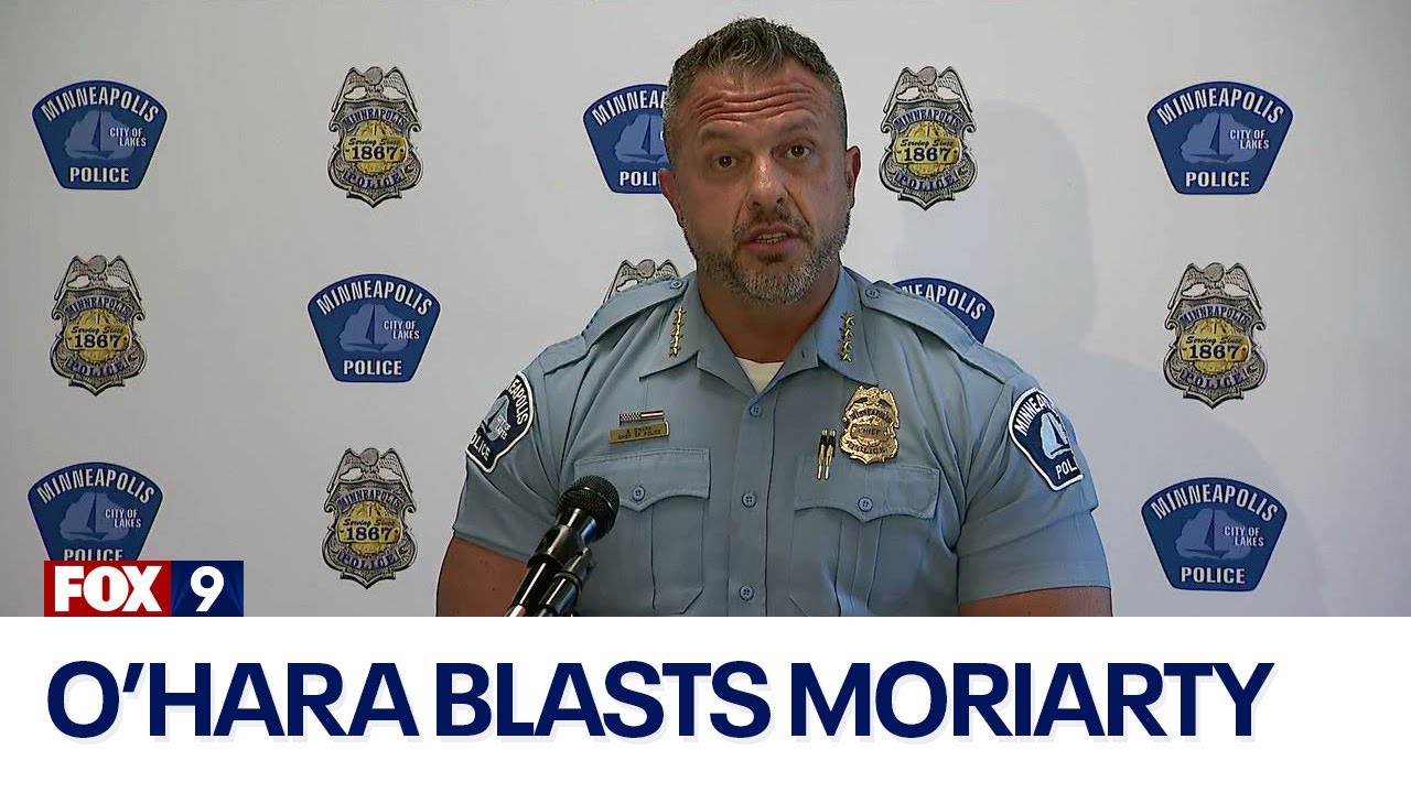 Minneapolis PD chief fires back at Moriarty after minors shot in Minneapolis