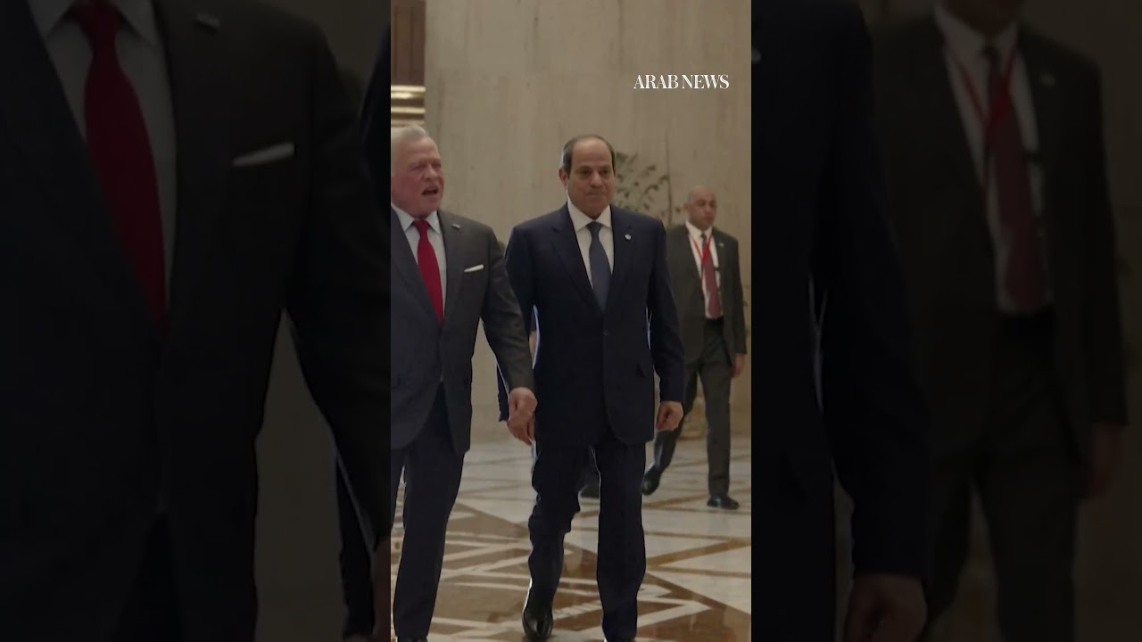 Jordanian king, Egyptian president discuss Gaza in Cairo meeting