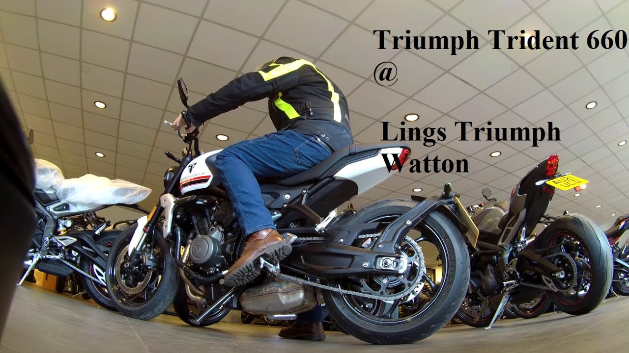 Triumph Trident 660 at Lings of Norfolk Watton Thetford