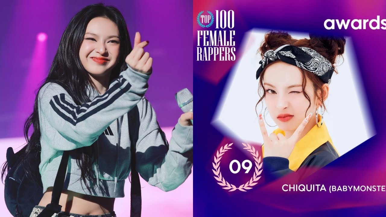 Chiquita BABYMONSTER Makes an Achievement! Top 10 Female Rappers in the World, Ranked #9