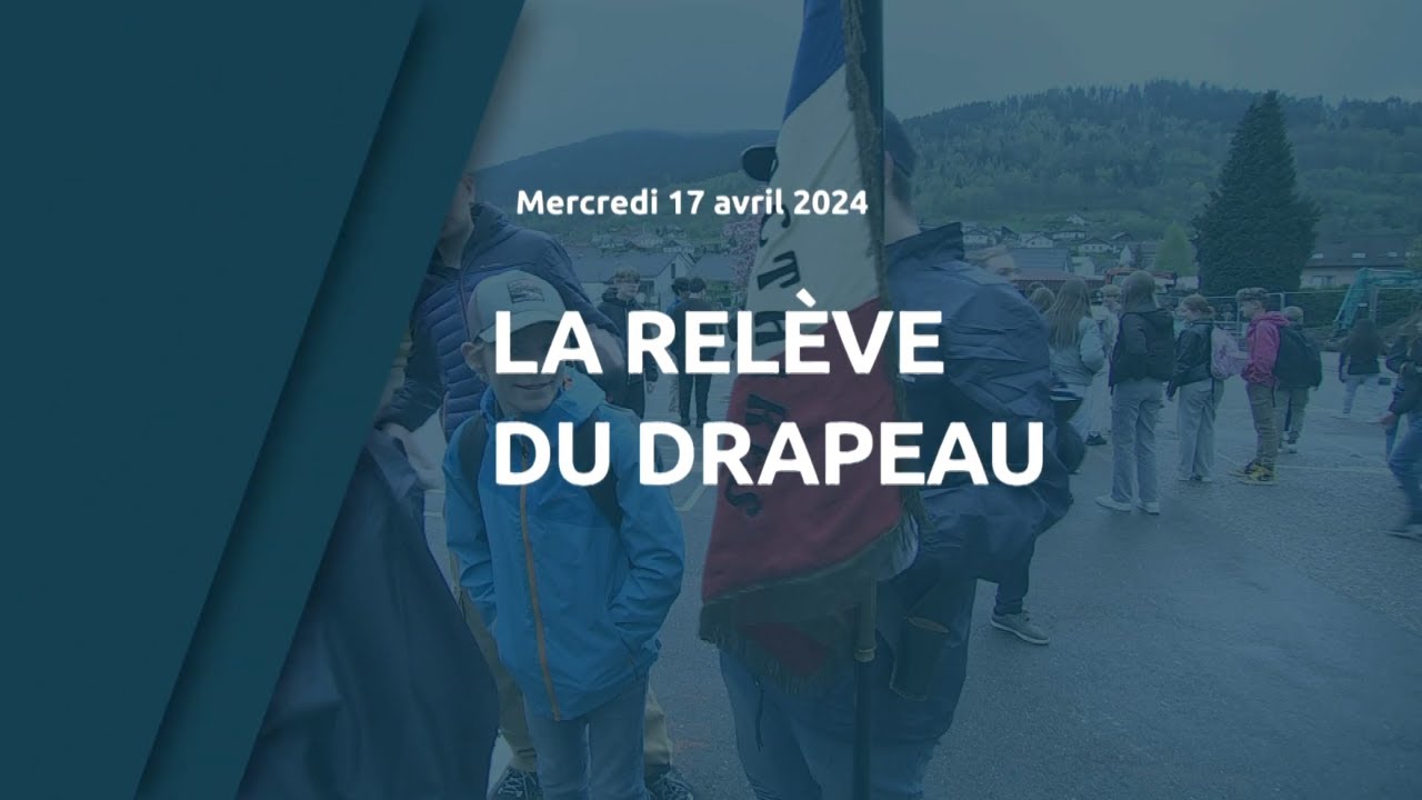 La relève du drapeau
