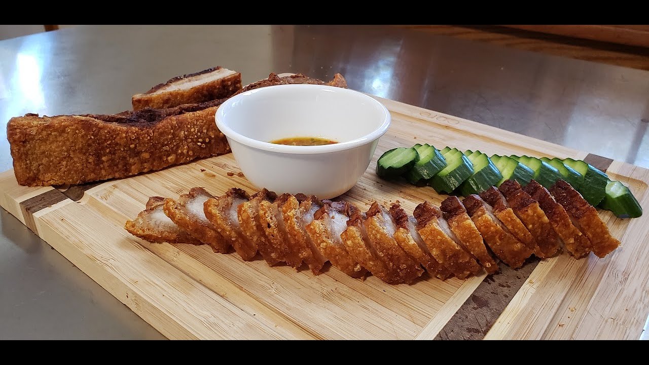 Air Fryer Pork Belly (Speaking in English Only)