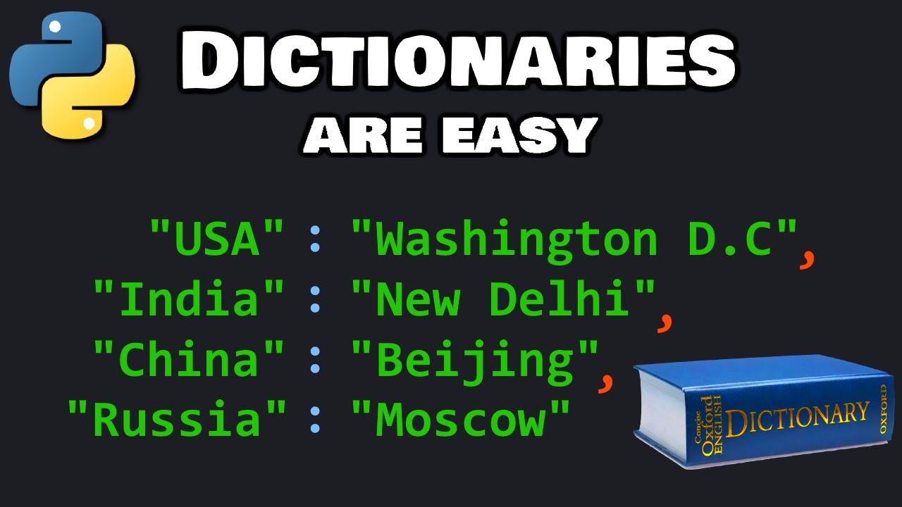 Словари Python — это просто 📙